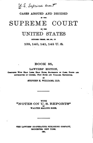 Cover for United States Supreme Court Reports
