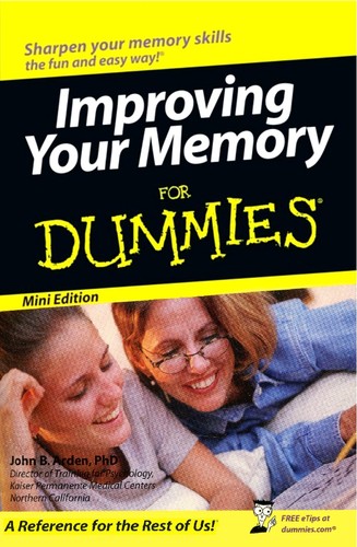 Cover for Improving your Memory for Dummies