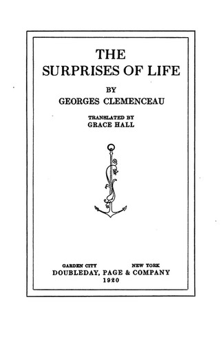 Cover for The surprises of life.