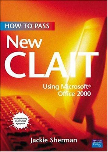 Cover for How to Pass New Clait Using Microsoft Office 2000