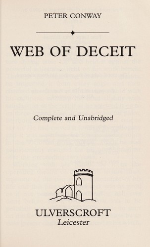 Cover for Web of deceit