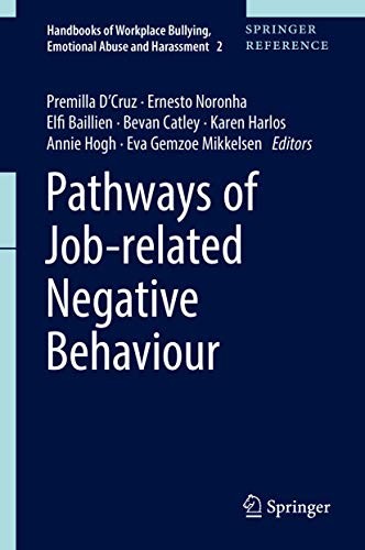 Cover for Pathways of Job-related Negative Behaviour