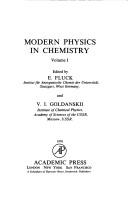 Cover for Modern physics in chemistry