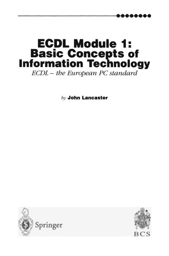Cover for Basic Concepts of Information Technology
