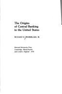 Cover for The origins of central banking in the United States