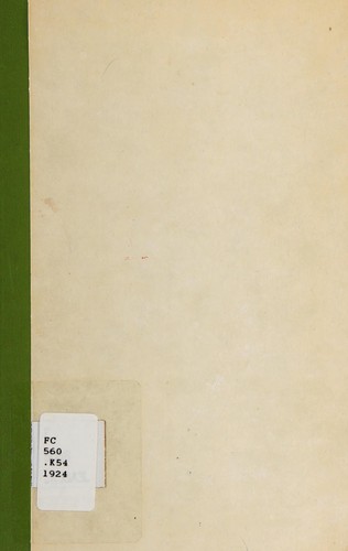 Cover for The Liberal party and the tariff
