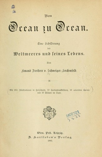 Cover for Von Ocean zu Ocean
