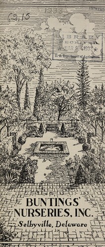 Cover for Buntings' Nurseries, Inc., Selbyville, Delaware