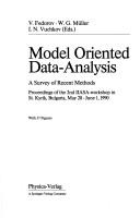 Cover for Model oriented data-analysis