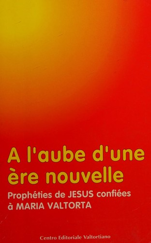 Cover for A l'aube d'une ere nouvelle