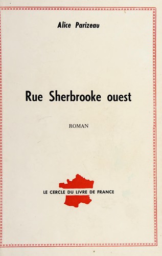 Cover for Rue Sherbrooke ouest
