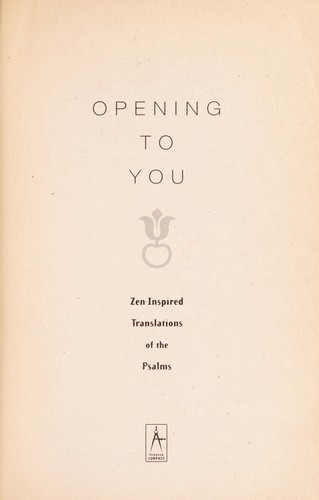 Cover for Opening to you