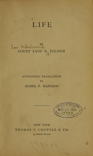 Cover for Life