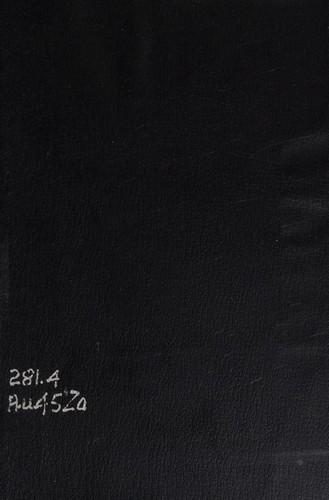 Cover for Bibliographia Augustiniana.