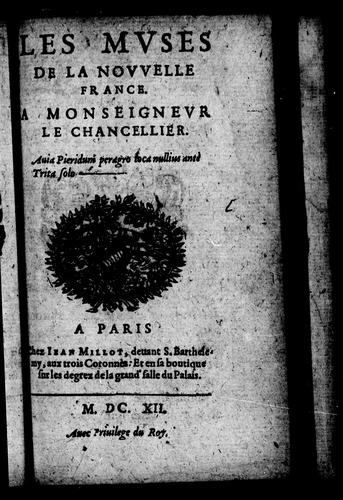 Cover for Les muses de la Nouvelle France
