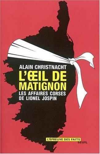 Cover for L' œil de Matignon