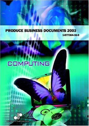 Cover for Produce Business Documents 2003
