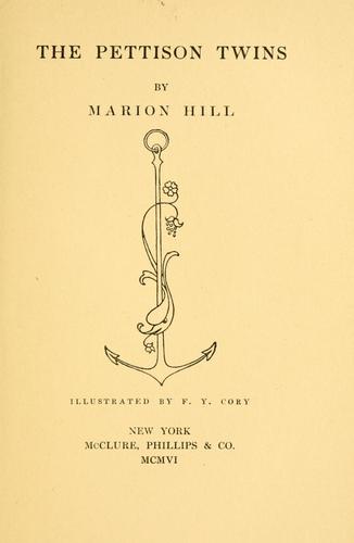 Cover for The Pettison twins