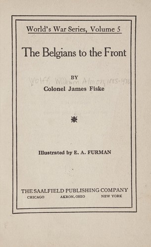Cover for The Belgians to the front