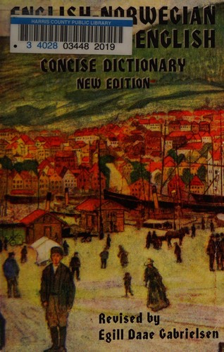 Cover for English-Norwegian, Norwegian-English dictionary