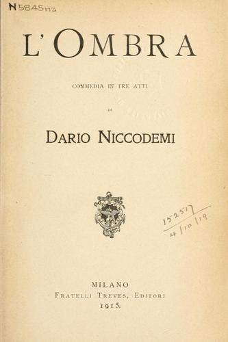 Cover for L'Ombra