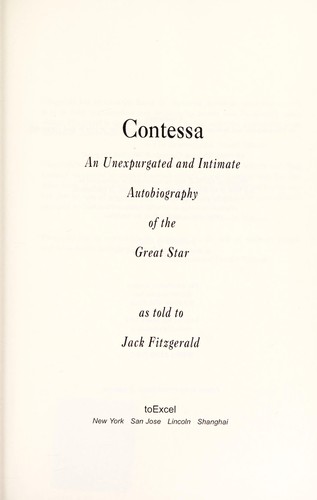 Cover for Contessa