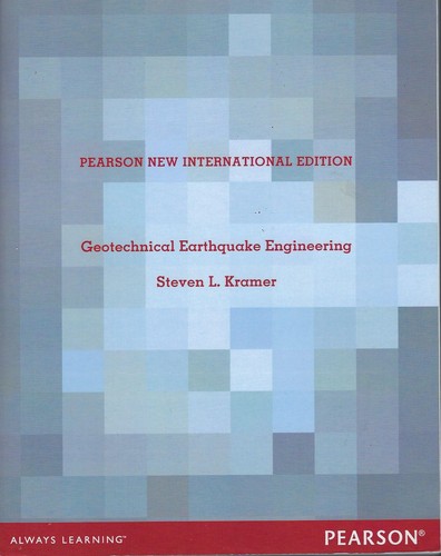 Cover for Geotechnical earthquake engineering