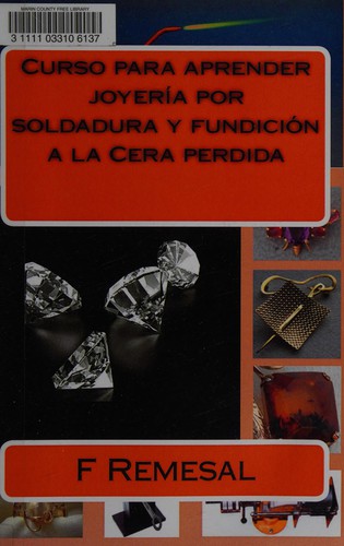Cover for Curso para prender joyería por soldadura y fundición a la cera perdida