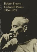 Cover for Robert Francis