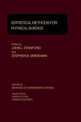 Cover for Statistical methods for physical science