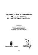 Cover for Metodología y nuevas líneas de investigación de la historia de América