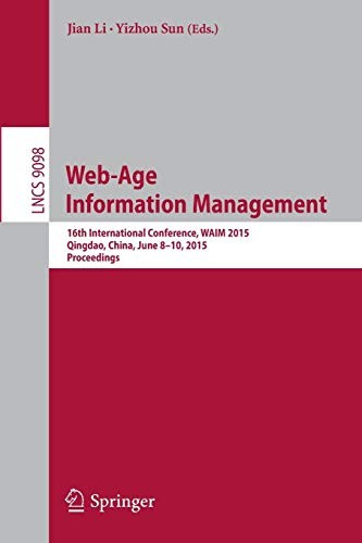 Cover for Web-Age Information Management
