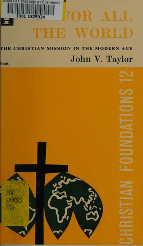 Cover for For all the world