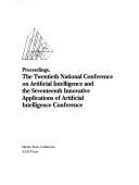 Cover for Proceedings Twentieth National Conference on Artificial Intelligence