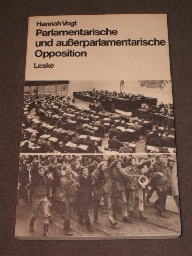 Cover for Parlamentarische und ausserparlamentarische Opposition.