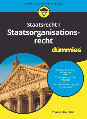 Cover for Staatsorganisationsrecht I Für Dummies