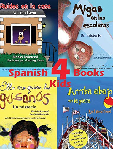 Cover for 4 Spanish Books for Kids - 4 libros para niños