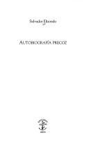 Cover for Autobiografía precoz