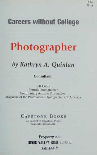 Cover for Photographer