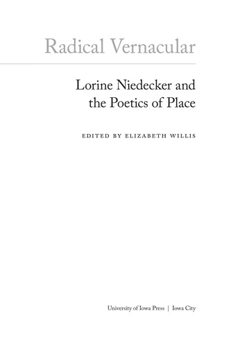 Cover for Radical vernacular