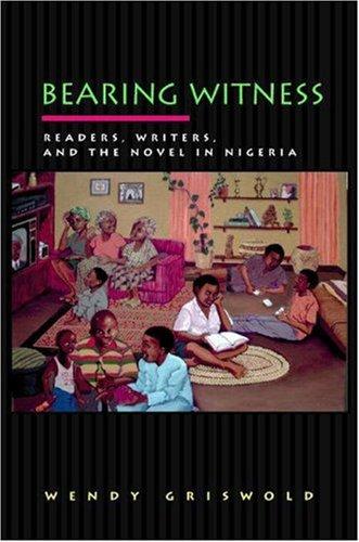 Cover for Bearing witness