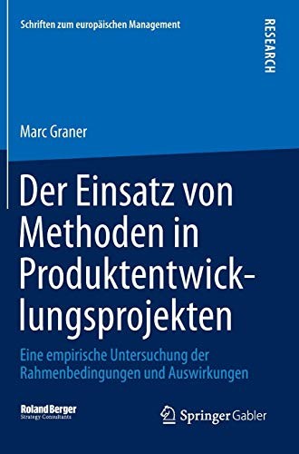 Cover for Der Einsatz von Methoden in Produktentwicklungsprojekten