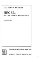 Cover for Hegel, der unwiderlegte Weltphilosoph.
