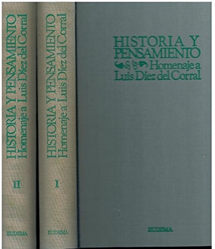 Cover for Historia y pensamiento