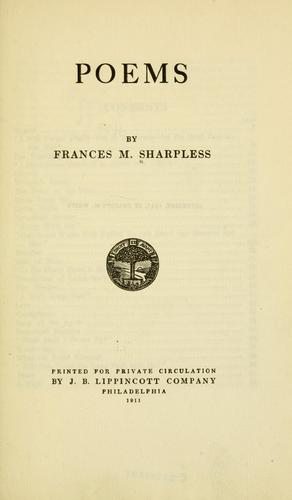 Cover for Poems