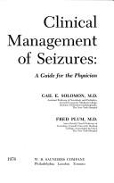 Cover for Clinical management of seizures
