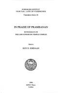 Cover for In praise of Prambanan