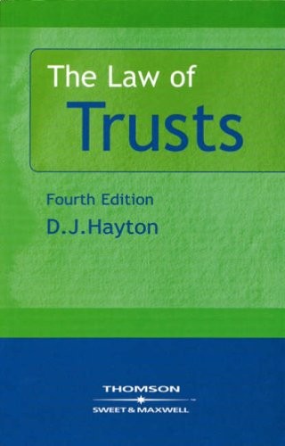 Cover for The Law of Trusts (Fundamental Principles of Law)