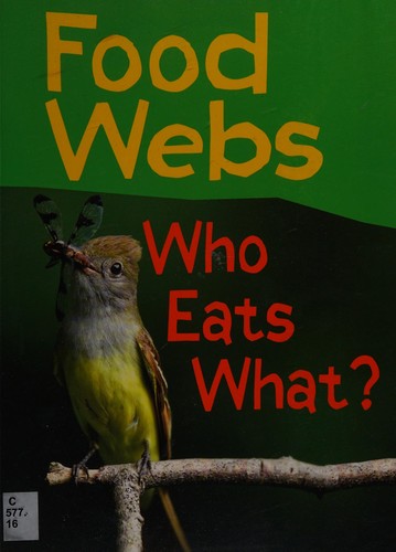 Cover for Food webs