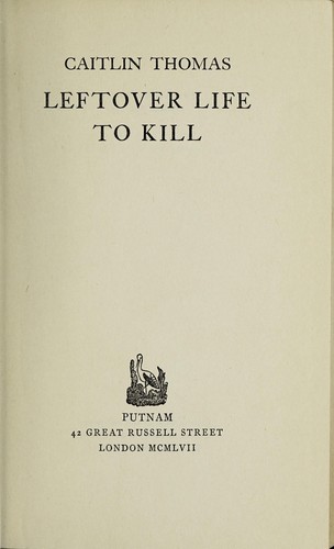 Cover for Leftover life to kill.